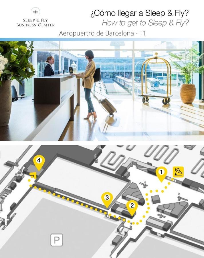 Sleep&Fly Hotel El Prat de Llobregat Luaran gambar